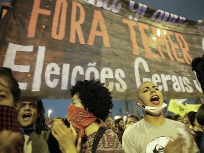 Protesto no dia 2 de setembro, em São Paulo.