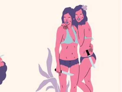 Uno de los dibujos del australiano Sean Morris.