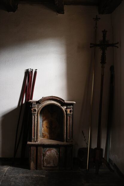 Sacristía de la Iglesia de Bermillo de Alba.