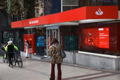 Sucursal del Banco de Santander.