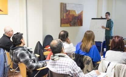 Una de las clases de formación.