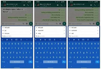 GBoard y las nuevas recomendaciones.