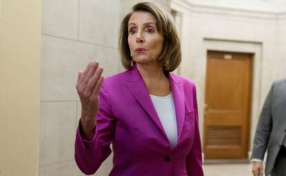 Nancy Pelosi, el pasado viernes en el Capitolio de Washington.