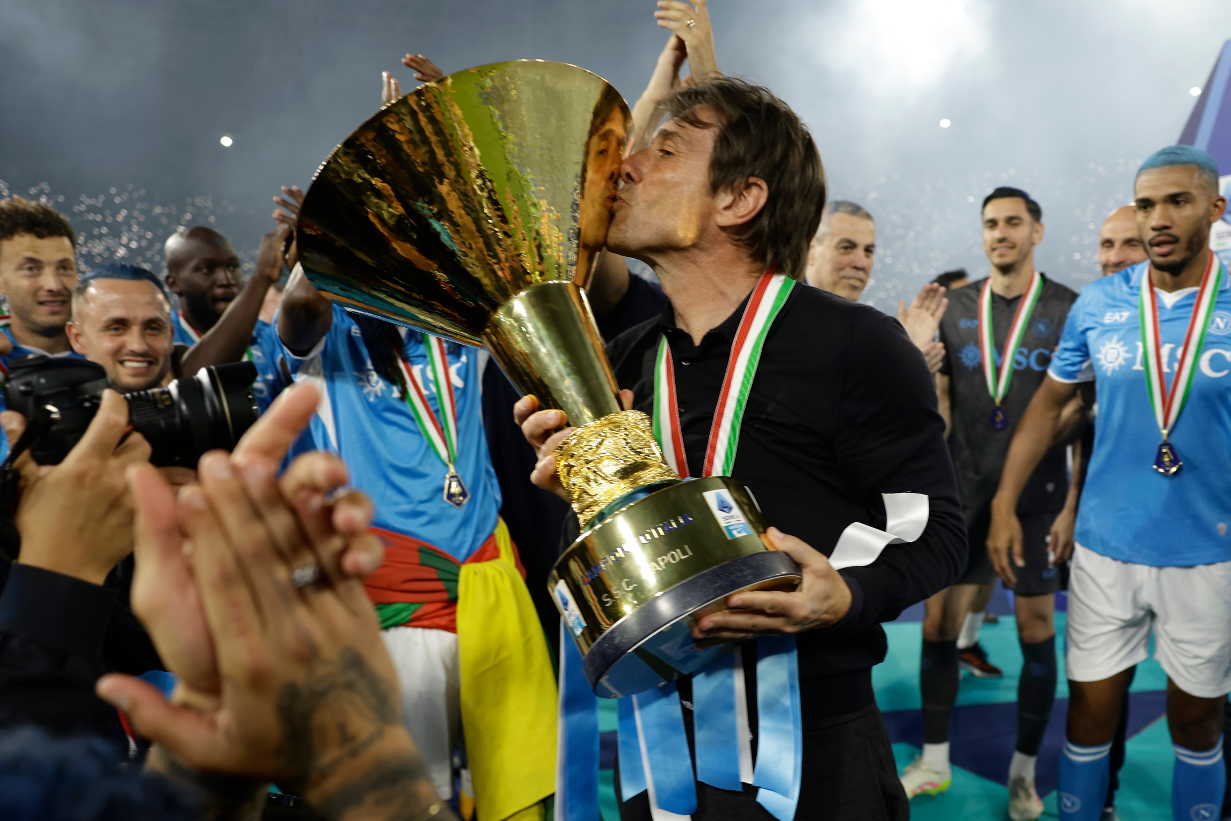 Antonio Conte, el arquitecto del triunfo del Nápoles que no tiene claro su futuro