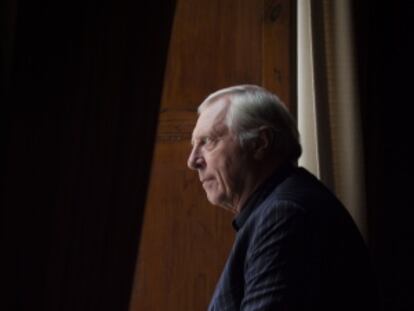 Peter Greenaway, en la ciudad de Morelia, Michoacán.