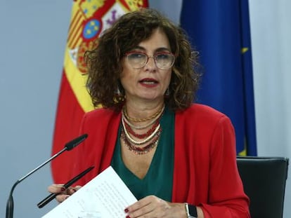 La ministra Portavoz y de Hacienda, María Jesús Montero.
 