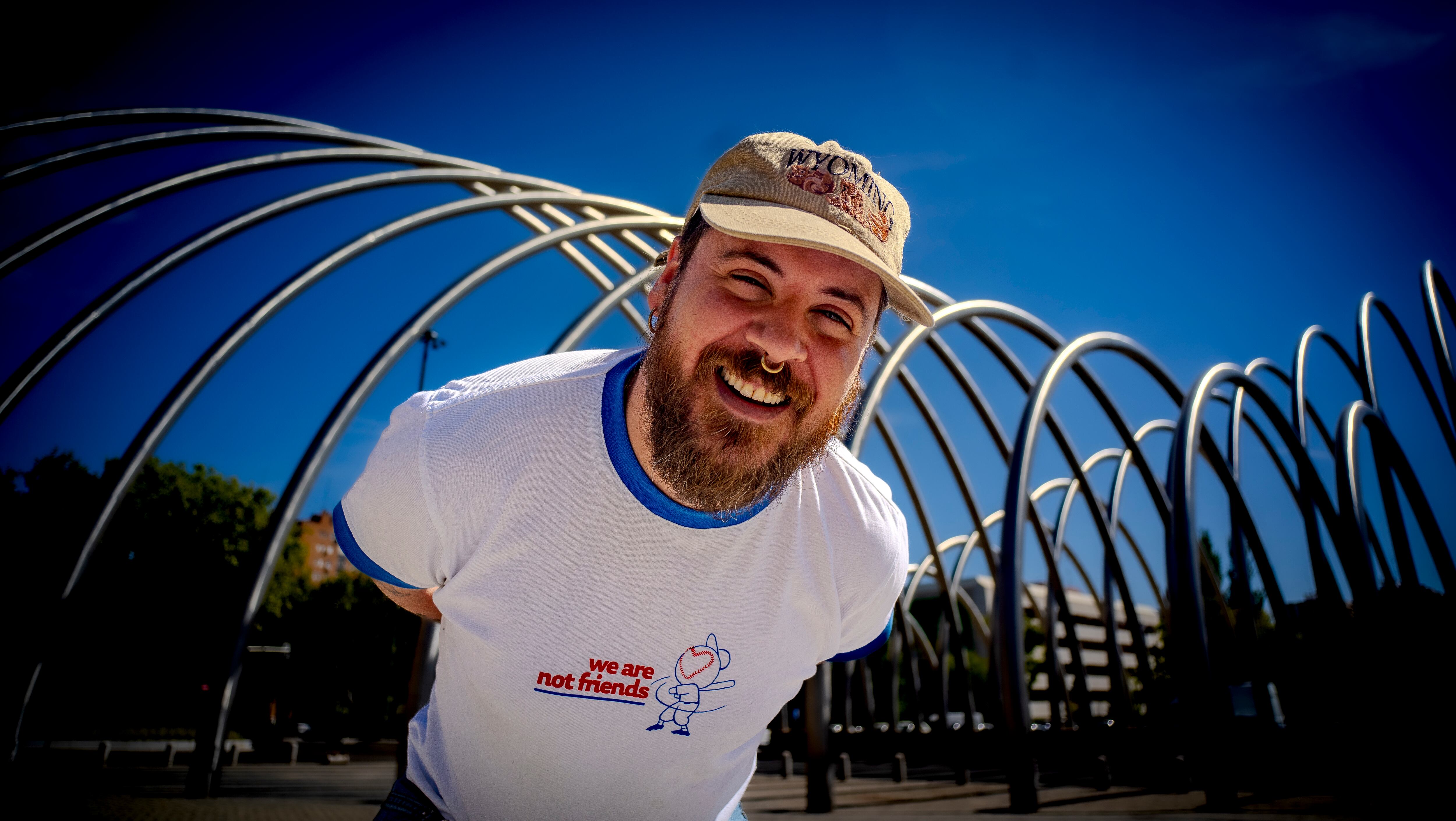 Junior Healy, en los alrededores del centro comercial La Vaguada, en Madrid.