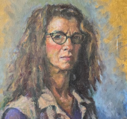 Jane Rosenberg, oil self-portrait (made during the pandemic).