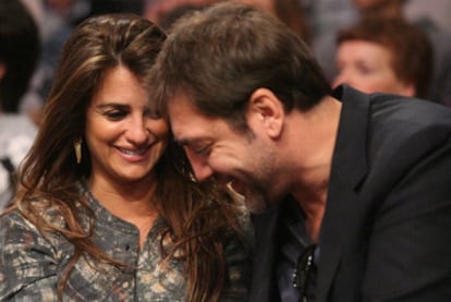 Javier Bardem y Penélope Cruz, en una de sus últimas apariciones públicas antes de ser padres.