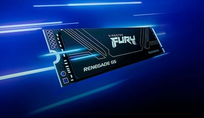 Kingston FURY Renegade G5 con fondo azul