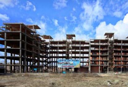 Un edificio abandonado en Madrid.