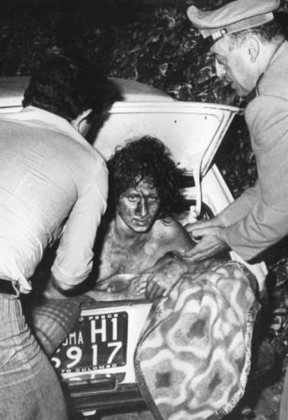 Una de las víctimas, Donatella Colasanti, hallada en el maletero de un coche en 1975.