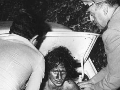 Una de las víctimas, Donatella Colasanti, hallada en el maletero de un coche en 1975.