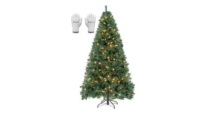 Árbol de Navidad con luces incorporadas de SALCAR
