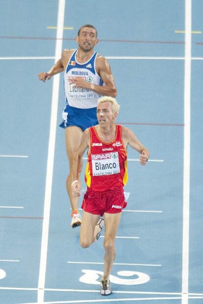 José Luis Blanco, en la final de los Europeos de Barcelona.