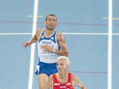 José Luis Blanco, en la final de los Europeos de Barcelona.