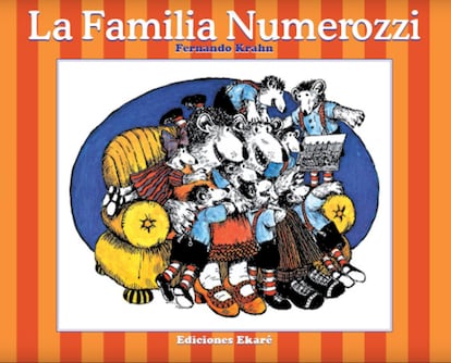 portada libro 'La familia Numerozzi', Fernando Krahn. Ediciones Ekaré