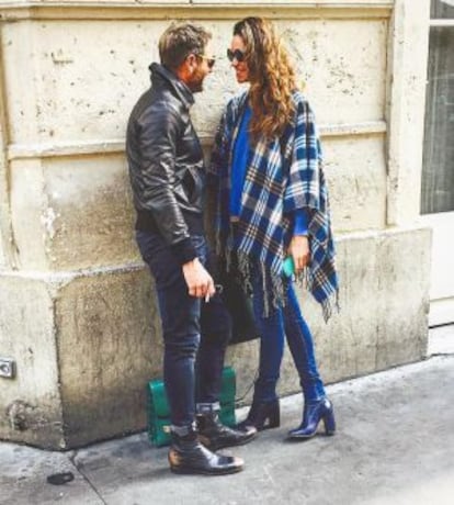 Lapo Elkann y Marina Peñate.