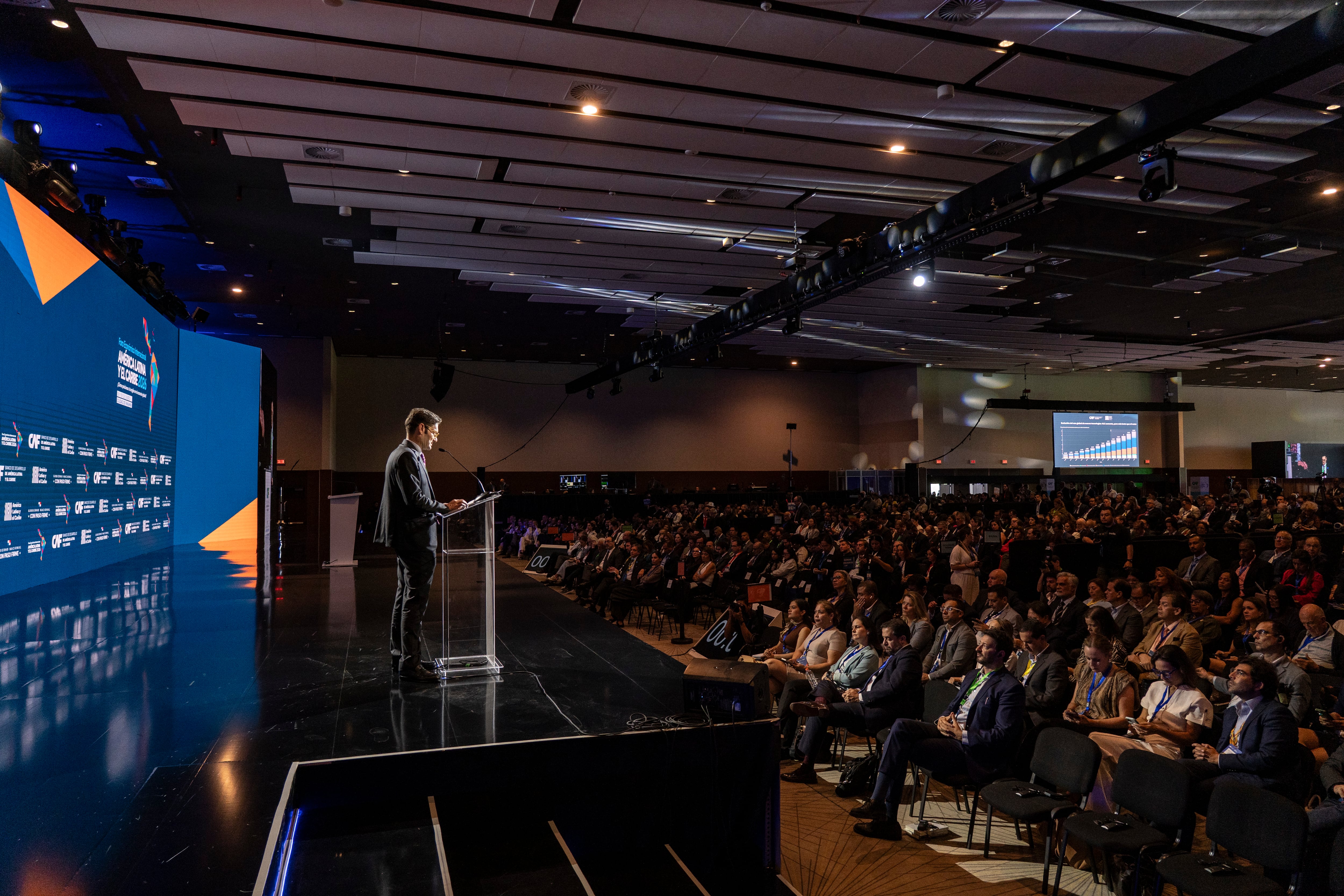 Joseph Oughourlian durante su participación en el Foro Económico, este jueves.