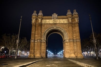 La primera noche del nuevo toque de queda en Barcelona, el pasado 23 de diciembre.