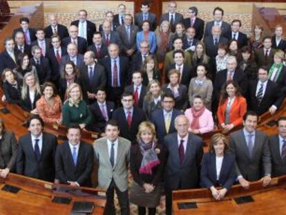 Foto de familia popular en la Asamblea