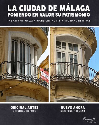 Edificio esquina calle Santa Lucía y Luis de Velazquez. Tiene protección de Grado I pero eso no fue impedimento para que sus carpinterías originales fueran sustituidas por otras de PVC. El interior (menos la escalera) también se destruyó junto con las solerías hidráulicas.