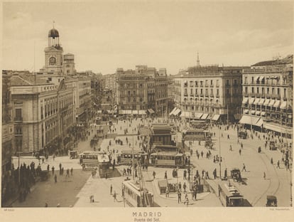 La Puerta del Sol de Madrid.