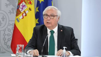 El ministro de Universidades, Manuel Castells.