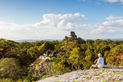 Ruínas maias de Tikal, em Guatemala.