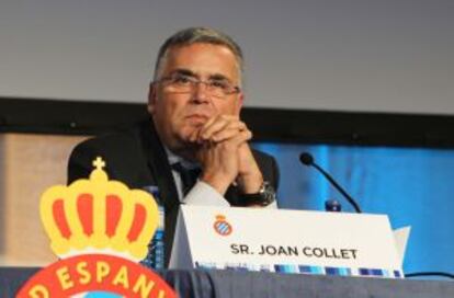 Joan Collet, presidente del Espanyol.