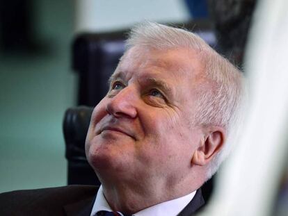 El ministro alemán del Interior, Horst Seehofer, este viernes en Berlín.