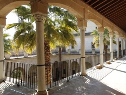Vista de la primera planta del palacio de los Marqueses de la Algaba.