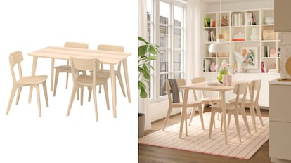 Renueva el comedor con estas mesas y sillas de Ikea.