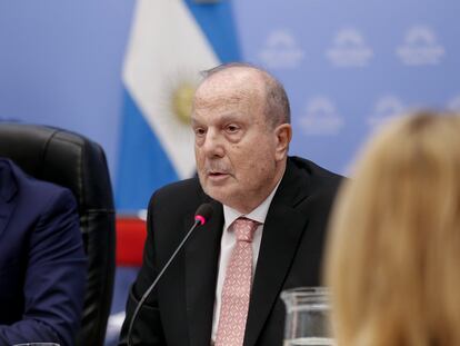 Guillermo Ferraro, durante una conferencia de prensa en Buenos Aires, el pasado 11 de enero.