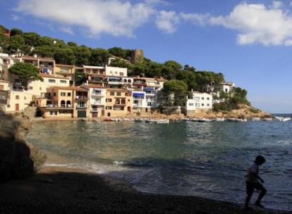 Cala Sa Tuna, en Begur (Girona), una de las seis localidades españolas del club de las Cittaslow, las ciudades lentas.