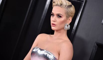 Katy Perry en los premios Grammy, el pasado domingo.