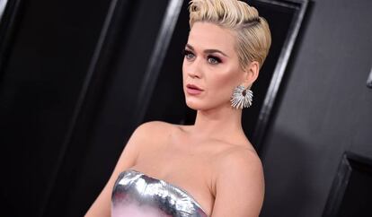 Katy Perry en los premios Grammy, el pasado domingo. 