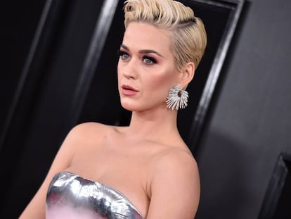 Katy Perry en los premios Grammy, el pasado domingo. 