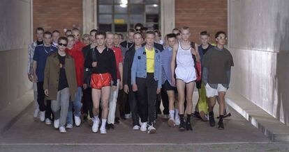 Desfile de Gosha Rubchinskiy en Pitti Uomo. 