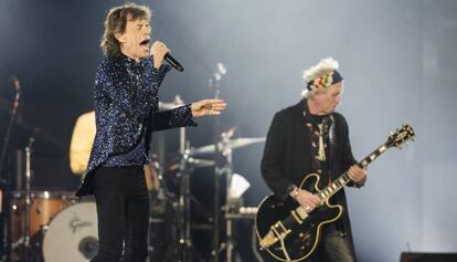 Concierto de los Rolling Stones en el Estadi Olímpic. 