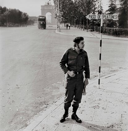 El Che Guevara en Ciudad Universitaria (1959).