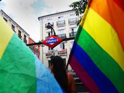 Metro Chueca, 27 de junio de 2017.