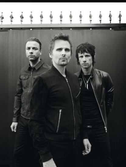 Los componentes de la banda británica Muse.