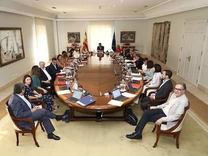 Reunión del Consejo de Ministros extraordinario de este lunes. POOL