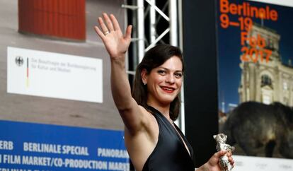 A atriz Daniela Vega na Berlinale do ano passado.