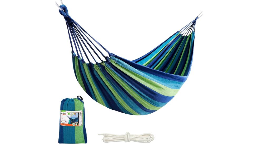 Esta hamaca incluye una bolsa de transporte.