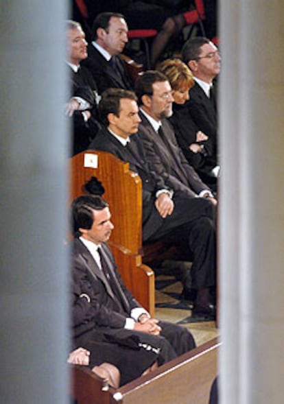 José María Aznar, José Luis Rodríguez Zapatero, Mariano Rajoy, Esperanza Aguirre y Alberto Ruiz-Gallardón.