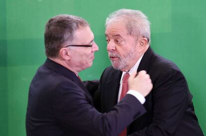 Luiz Inacio Lula da Silva en la toma de posesi&oacute;n como ministro. 