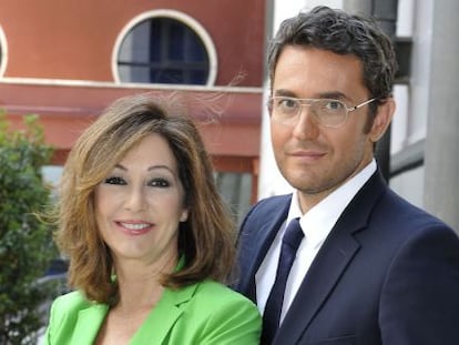 Ana Rosa Quintana y Màxim Huerta, en una imagen promocional.