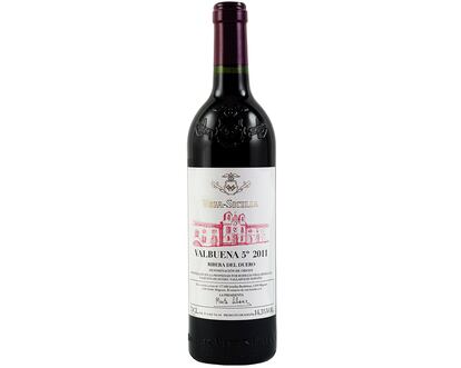 <p><strong>Valbuena 5º 2011 </strong></p><p>Vega Sicilia. Ribera del Duero. Tinto reserva, 14,5%. Cepas: tinto fino (tempranillo). Precio: 96 euros. Puntuación: 9,7/10</p><p>Complejo y elegante aroma cargado de fruta silvestre madura, adornada con notas herbáceas, tabaco, cacao y especias. Sabroso, robusto pero de paladar suave, tiene un aristocrático paso cargado de fruta especiada. • Parrillada de carne, cordero.</p>